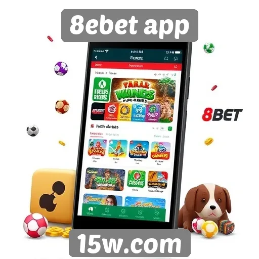 Variedade de jogos disponíveis no 8ebet app
